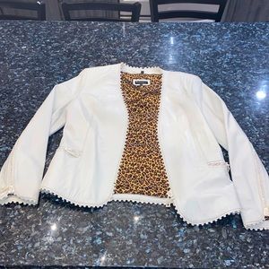 Vintage Sharron Stone Raffaelo Leather Jacket